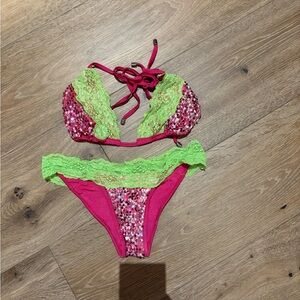 Beach bunny bikini sequin